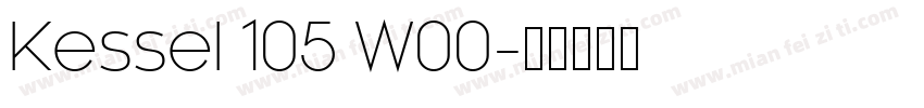 Kessel 105 W00字体转换